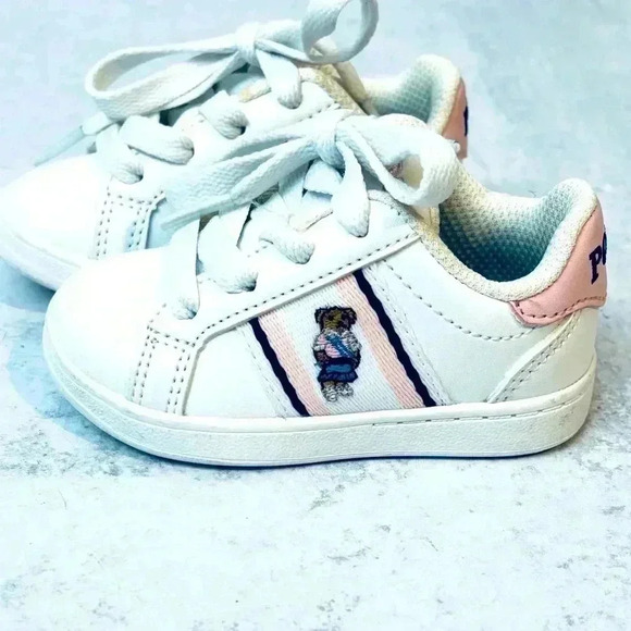 Polo Ralph Lauren Other - Polo Ralph Lauren Quilton Bear sneakers size 4